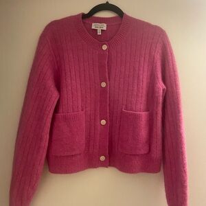 Cozy Pink Cardigan Sweater